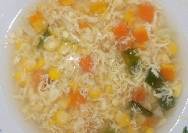 cara-membuat-sup-jagung-telur
