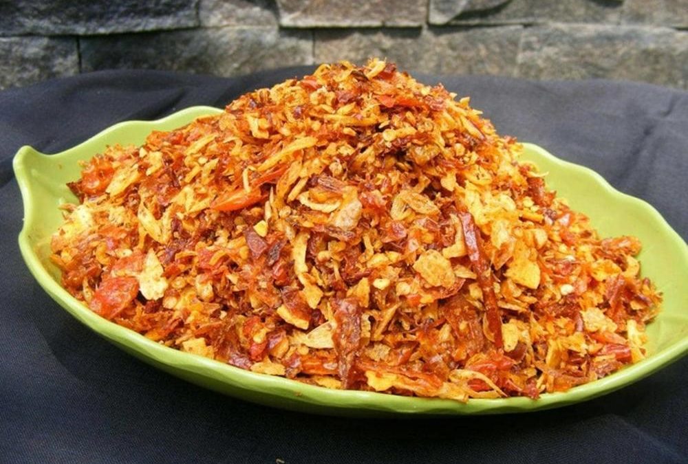 cara membuat sambal bawang goreng kering