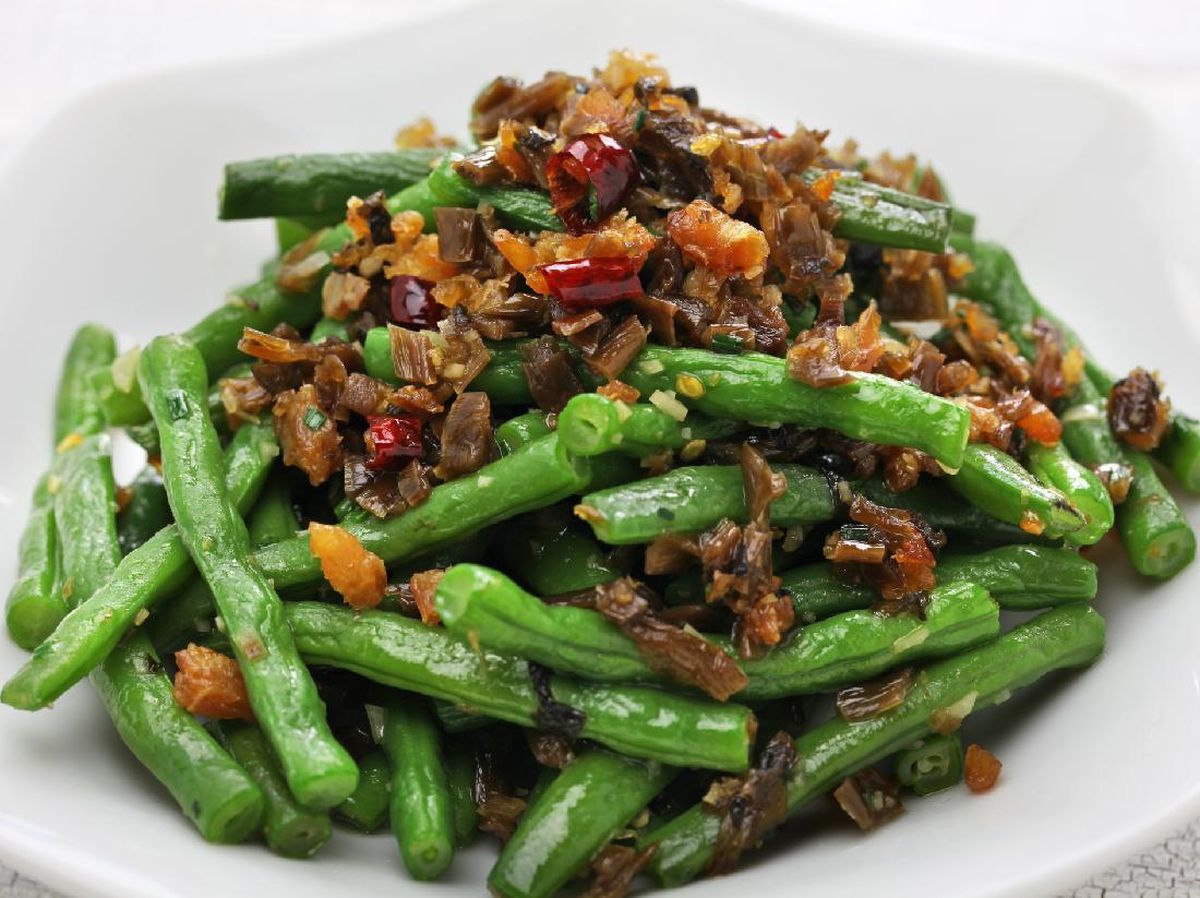 Tumis Buncis Daging Cincang
