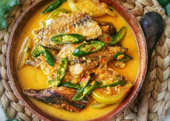 Resep masak ikan tongkol asap santan