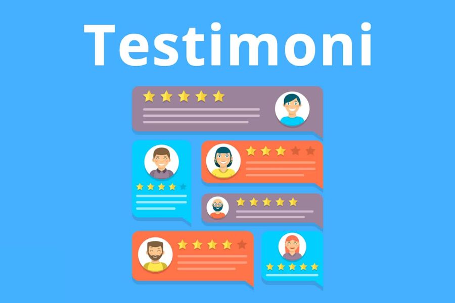 Penggunaan Testimoni dan Ulasan